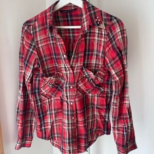 Zara plaid shirt